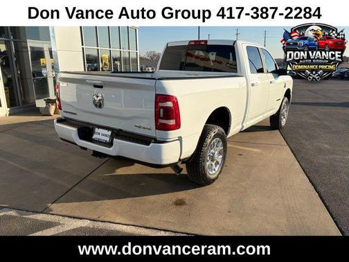Bright White Clearcoat 2024 RAM 2500 Laramie Crew Cab 4x4 6'4' Box
