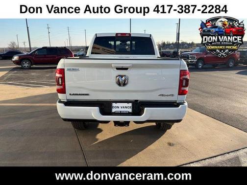 Bright White Clearcoat 2024 RAM 2500 Laramie Crew Cab 4x4 6'4' Box