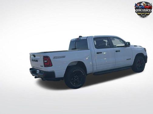 Bright White Clearcoat 2026 RAM 1500 Warlock Crew Cab 4x4 5'7' Box