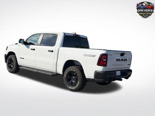 Bright White Clearcoat 2026 RAM 1500 Warlock Crew Cab 4x4 5'7' Box
