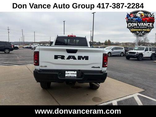 Bright White Clearcoat 2026 RAM 3500 Tradesman Crew Cab 4x4 8' Box