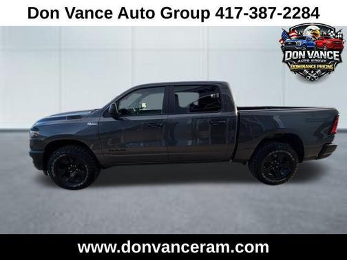 Granite Crystal Metallic Clearcoat 2025 RAM 1500 Warlock Crew Cab 4x4 5'7' Box