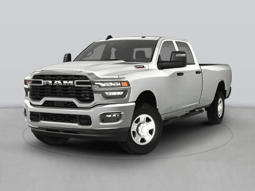 Bright White Clearcoat 2025 RAM 3500 Laramie Crew Cab 4x4 8' Box
