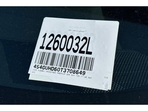 Crystal White Pearl 2026 Subaru Crosstrek Premium