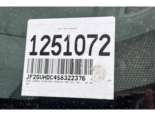 Crystal White Pearl 2025 Subaru Crosstrek Premium