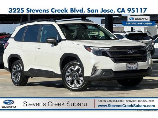 Crystal White Pearl 2026 Subaru Forester Premium