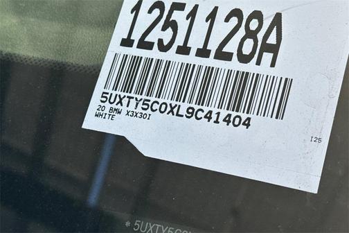 2020 BMW X3 xDrive30i
