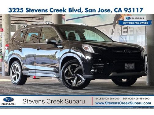 Crystal Black Silica 2023 Subaru Forester Touring