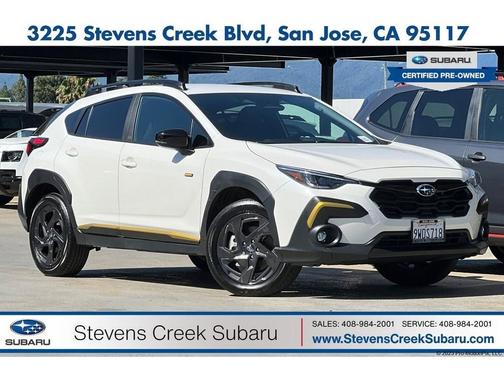 Crystal White Pearl 2025 Subaru Crosstrek Sport