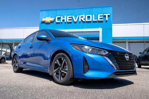 Electric Blue Metallic 2024 Nissan Sentra SV