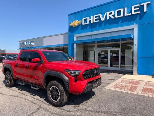 Red 2025 Toyota Tacoma TRD Off-Road