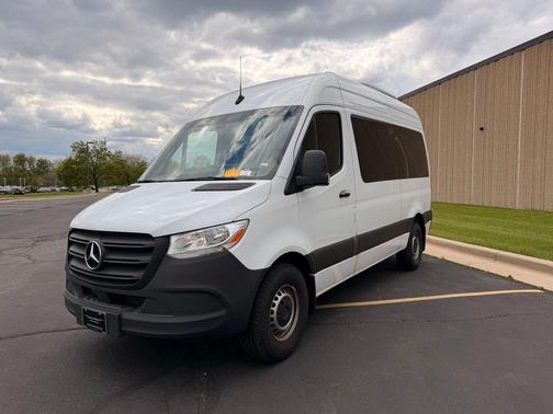 Gray White 2024 Mercedes-Benz Sprinter 2500 Standard Roof