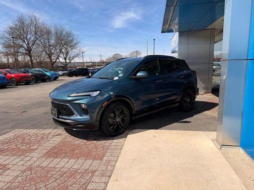 Ocean Blue Metallic 2024 Buick Encore GX Sport Touring