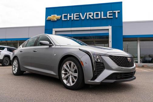 Argent Silver Metallic 2025 Cadillac CT5 Premium Luxury