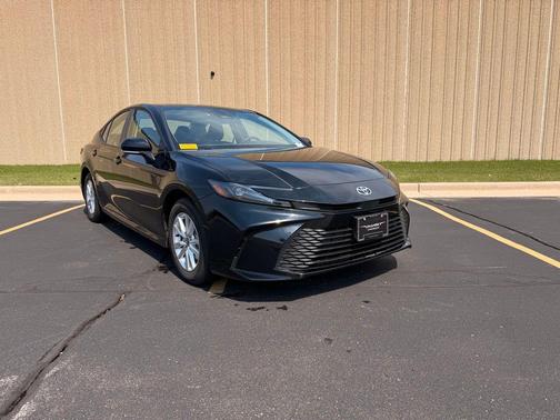 Midnight Black Metallic 2025 Toyota Camry LE