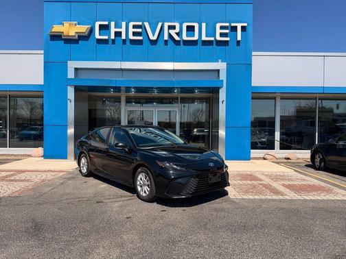 Midnight Black Metallic 2025 Toyota Camry LE