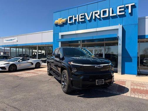Black 2025 Chevrolet Silverado EV RST