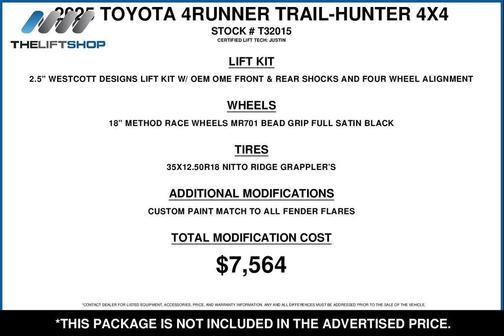2025 Toyota 4Runner TRD Off Road Premium