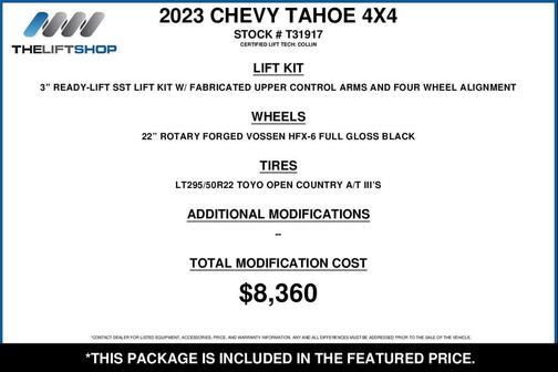 Radiant Red Tintcoat 2023 Chevrolet Tahoe 4WD RST