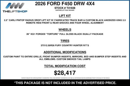 2026 Ford F-450 Lariat