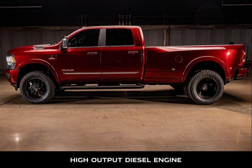 Delmonico Red Pearlcoat 2024 RAM 3500 Limited Crew Cab 4x4 8' Box