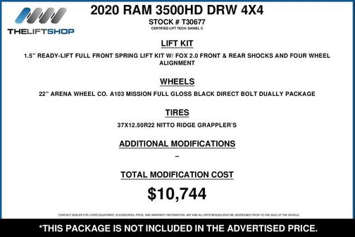 2020 RAM 3500 Limited Crew Cab 4x4 8' Box