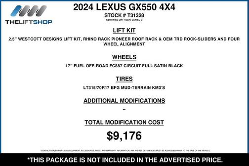 2024 Lexus GX 550 Overtrail