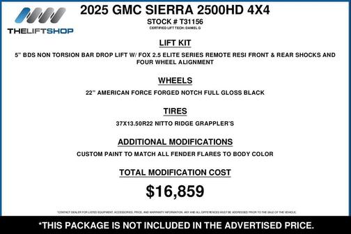 2025 GMC Sierra 2500 AT4