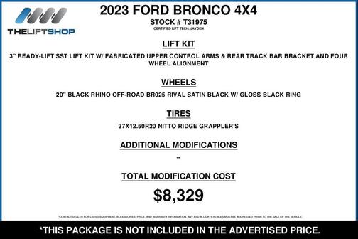 2023 Ford Bronco Badlands