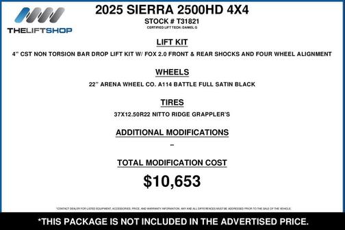 2025 GMC Sierra 2500 AT4