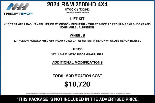 2024 RAM 2500 Laramie Crew Cab 4x4 6'4' Box