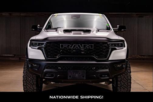 Bright White Clearcoat 2025 RAM 1500 RHO Crew Cab 4x4 5'7' Box