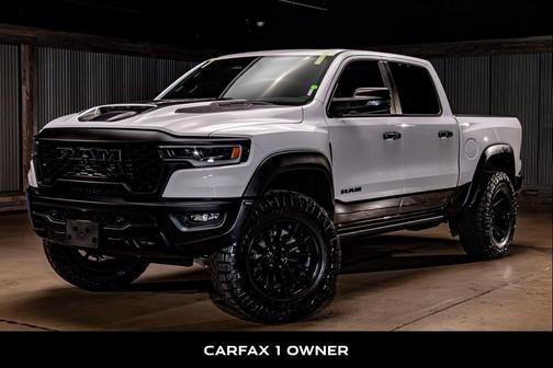 Bright White Clearcoat 2025 RAM 1500 RHO Crew Cab 4x4 5'7' Box