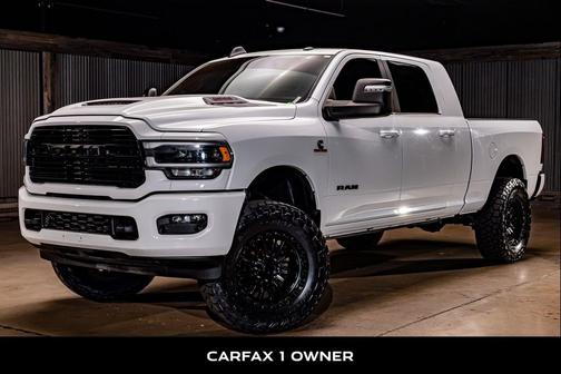 Bright White Clearcoat 2023 RAM 2500 Laramie Mega Cab 4x4 6'4' Box