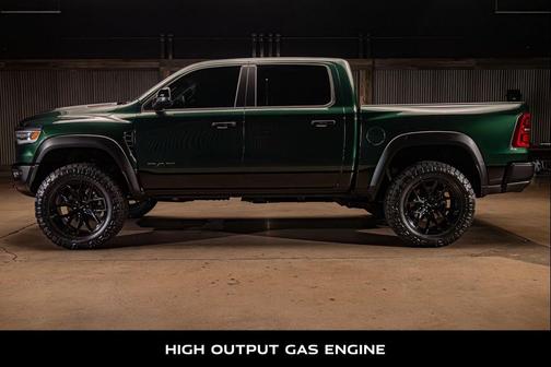 Serrano Green Metallic 2026 RAM 1500 RHO Crew Cab 4x4 5'7' Box