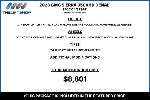 White Frost Tricoat 2023 GMC Sierra 3500 Denali
