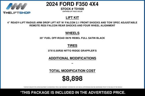 Oxford White 2024 Ford F-350