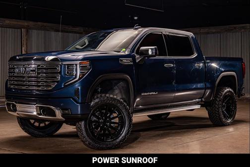 Pacific Blue Metallic 2023 GMC Sierra 1500 Denali