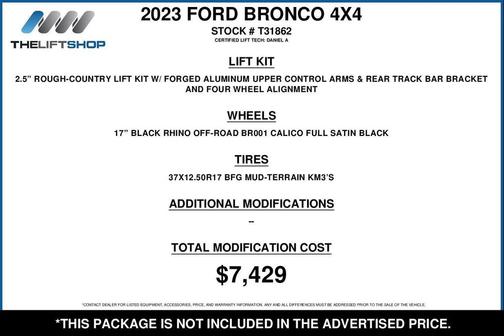 2023 Ford Bronco Wildtrak