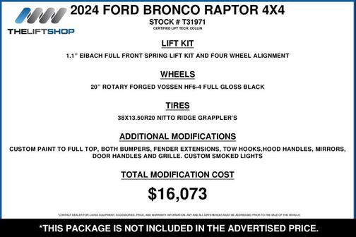2024 Ford Bronco Raptor