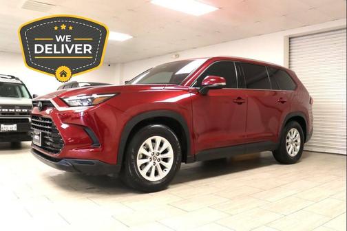 Burgundy 2024 Toyota Grand Highlander XLE