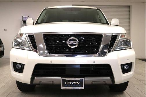 Pearl White Tricoat 2019 Nissan Armada SV