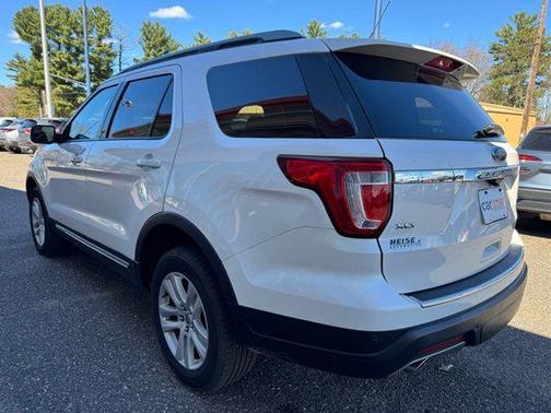 White Platinum 2018 Ford Explorer XLT