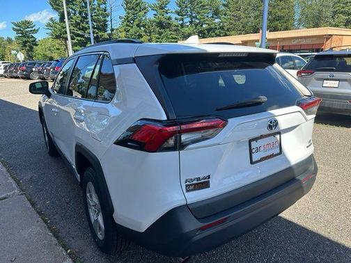 Super White 2021 Toyota RAV4 Hybrid LE