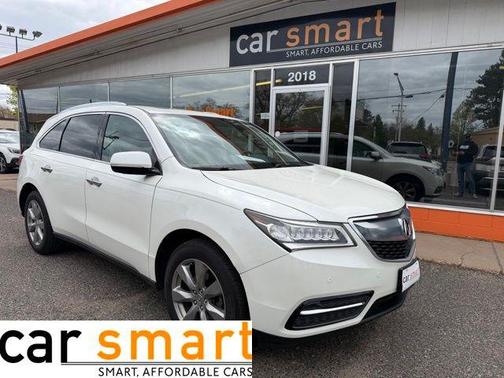 White 2015 Acura MDX 3.5L Advance Pkg w/Entertainment Pkg