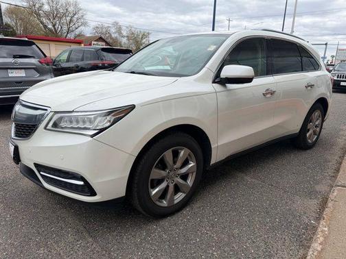 White 2015 Acura MDX 3.5L Advance Pkg w/Entertainment Pkg