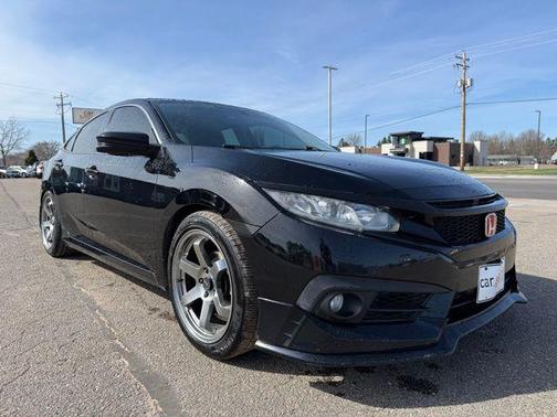 Black 2017 Honda Civic EX-T