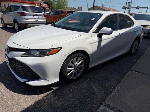 Super White 2020 Toyota Camry LE