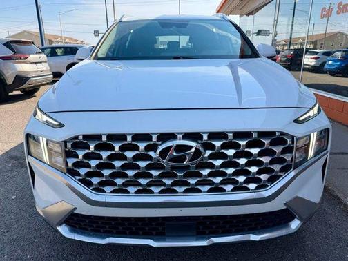 Quartz White 2021 Hyundai SANTA FE SEL 2.4
