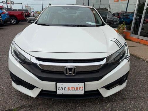White 2018 Honda Civic Touring